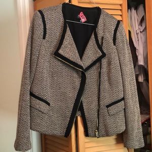 Woven dress jacket